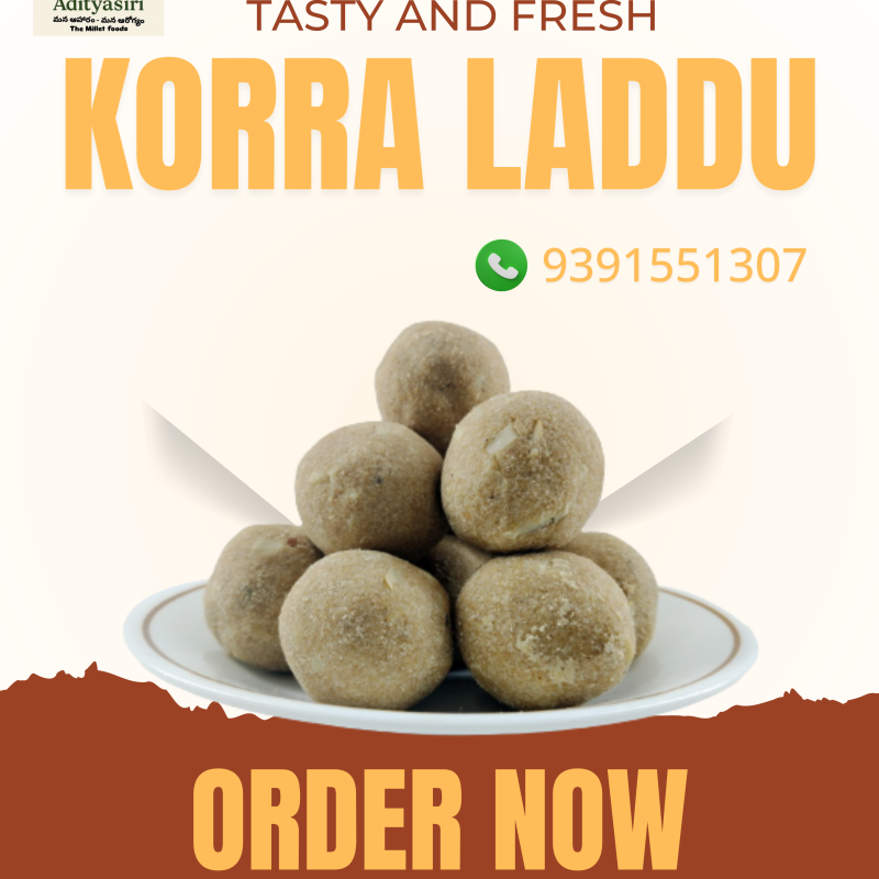Korra Laddu (Foxtail Millet Laddu)