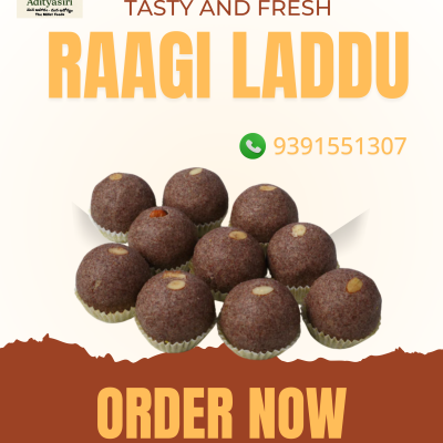 Raagi Laddu (Finger Millet Laddu)